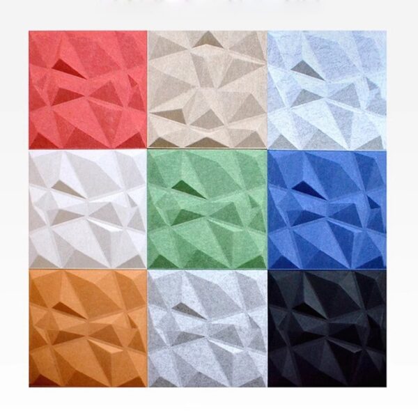 3D Polyester Fiber Acoustic Panels